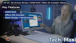 HP 22" All-in-One Review | DDR5 RAM | Office 365 Included | Tech Mania