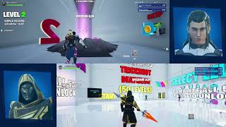 Playing: Trickshot Deathrun (50 levels) on FORTNITE!