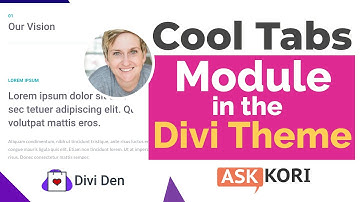 Create Tab Content for Divi Theme - WordPress Tabs