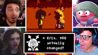 Deltarune Fans react to THAT part of the Weird Route