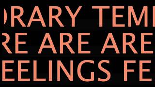 feelings are temporary/temporary are feelings | visual poetry | barbara marie hofmann & amir shirazi