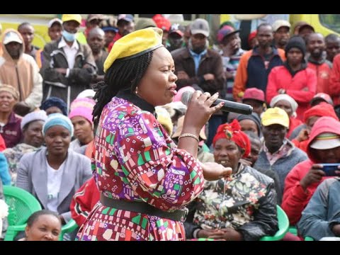 RUTO IN PANIC !!! MP Wamuchomba BREATHING FIRE in Kiambaa, Kiambu County