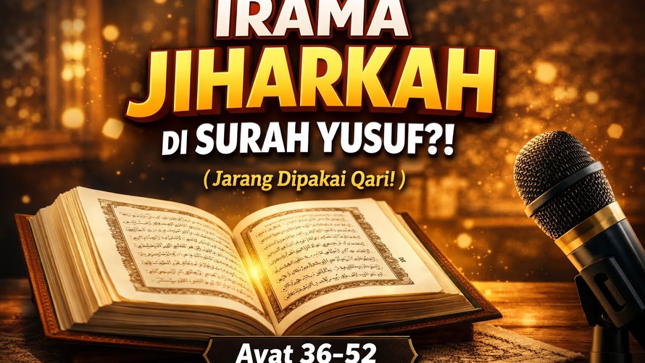 IRAMA JIHARKAH DI SURAH YUSUF?! Jarang Dipakai Qari | Ayat 36–52