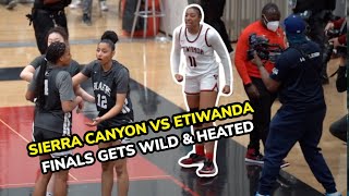 Sierra Canyon vs Etiwanda Finals Game Gets HEATED!! JuJu STEPS UP! Kennedy Smith SNAPS!! Wealth