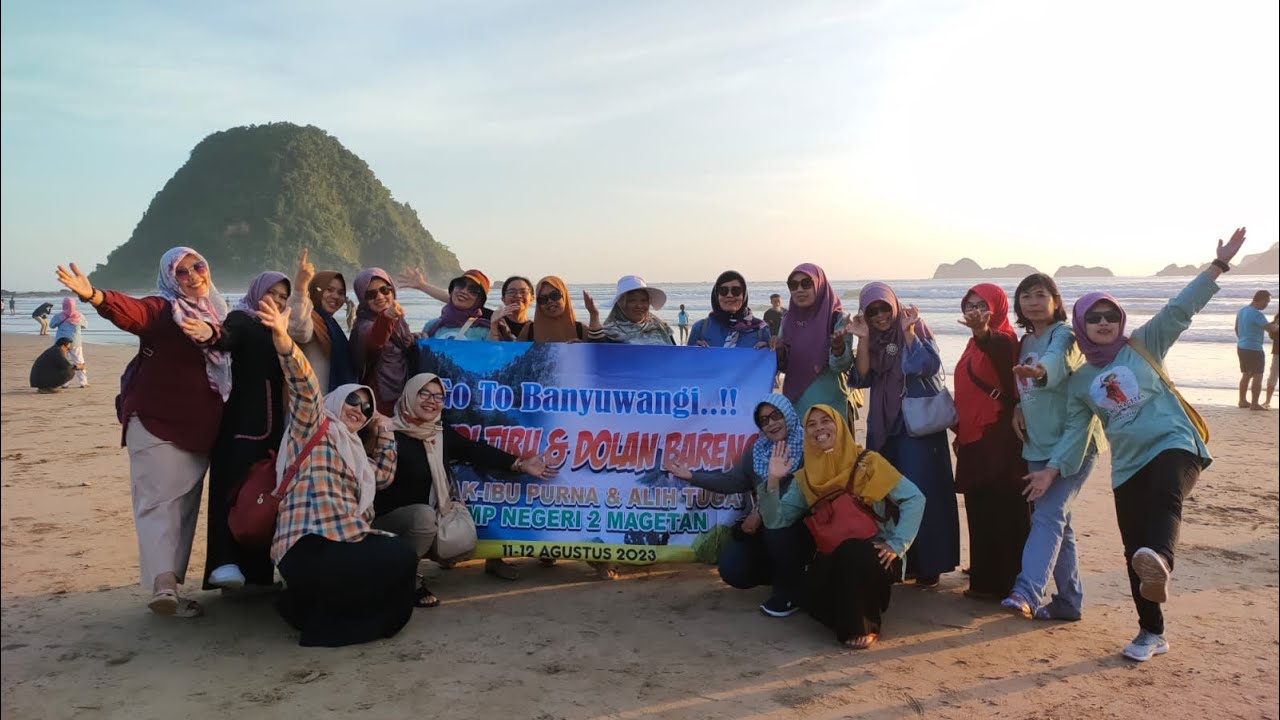 Study tiru & Healing Bapak Ibu purna & alih tugas SMP N 2 Magetan ke Banyuwangi 11-12 Agustus 2023