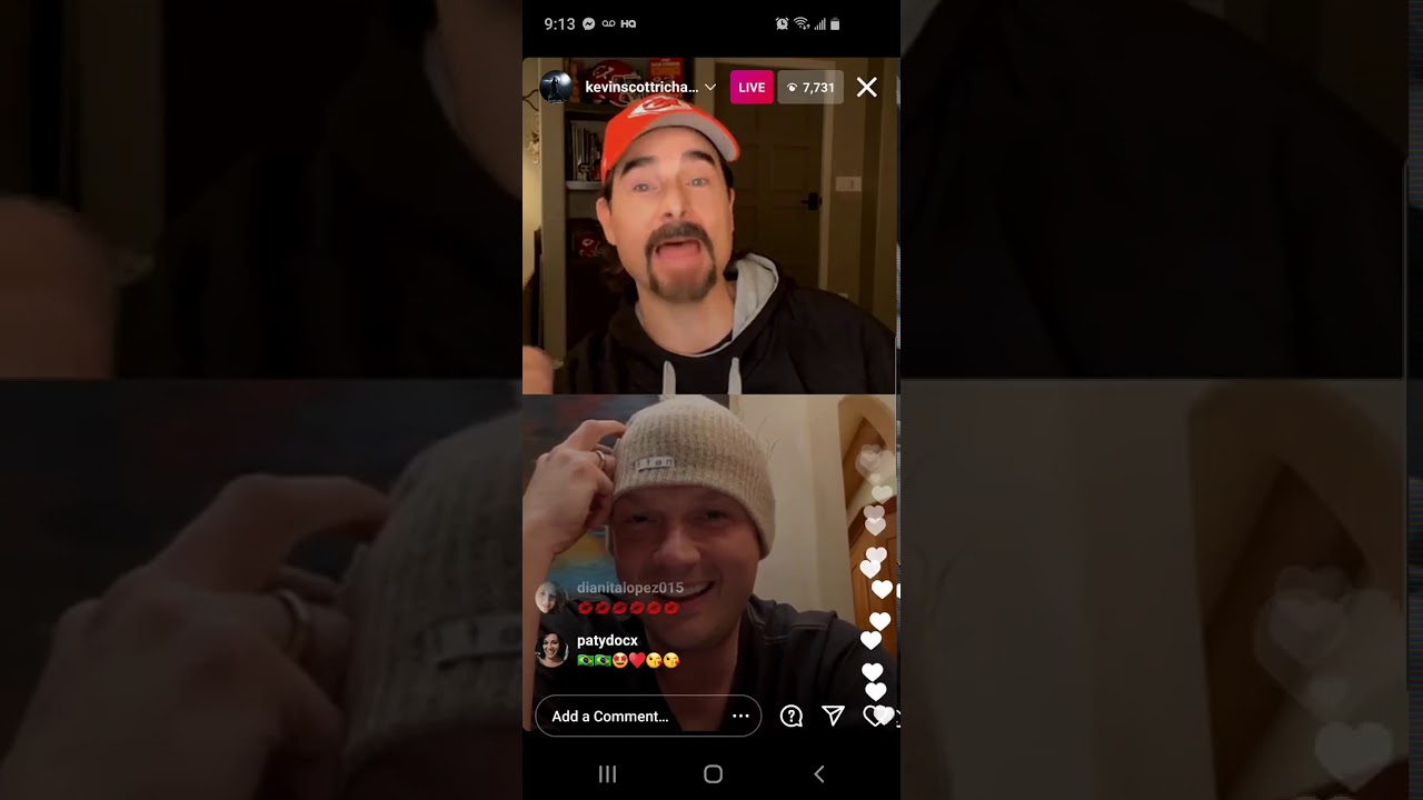 Live Kevin com Nick,  04/02/2021  (Before SuperBowl)