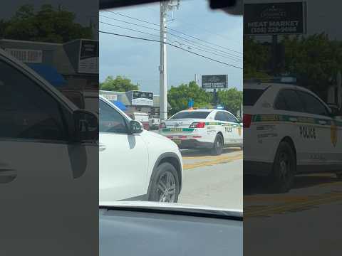 Miami Dade Police Responding #police #emergency #cops #miami #florida #policecar #sheriff #random