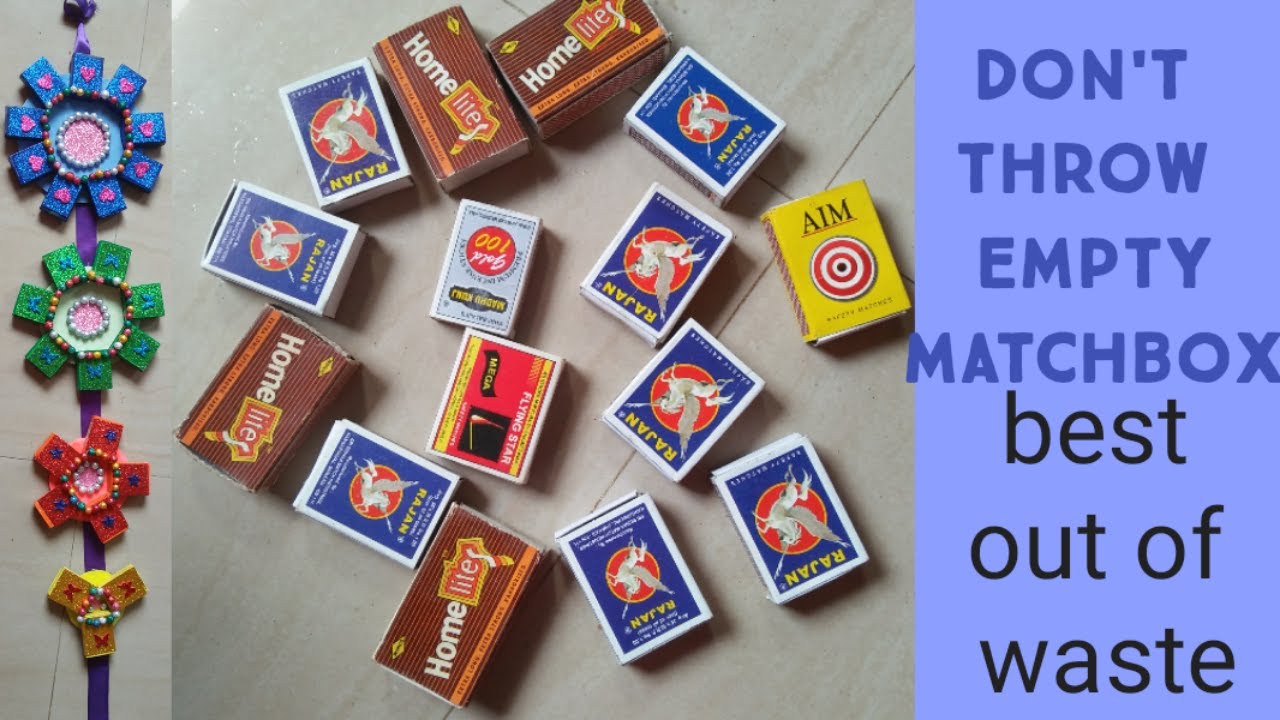 Matchbox craft idea How to make a match box wall hanging 