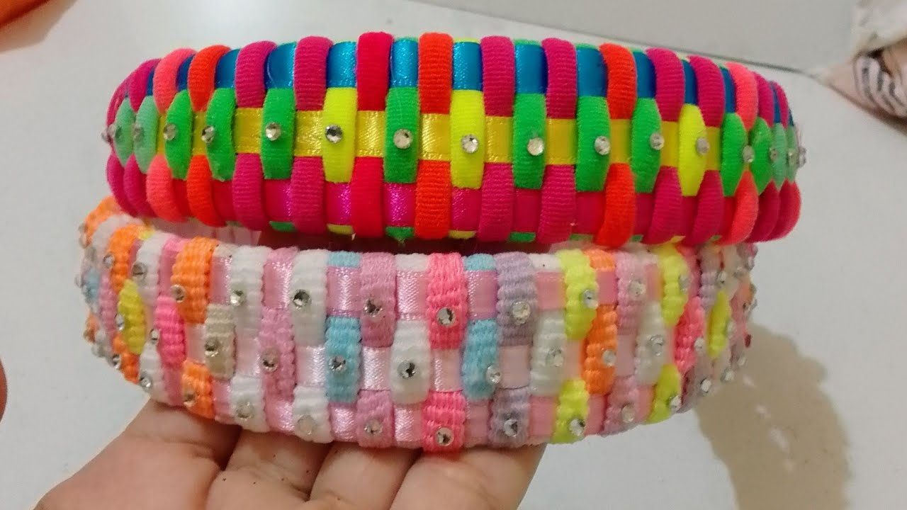 tiara colorida de xuxinha e fita /tiara de xuxa para carnaval muito facil