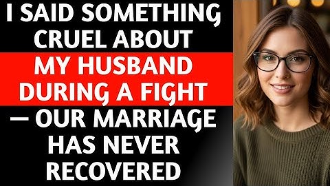 I Said Something Cruel About My Husband During a Fight — Our Marriage Has Never Recovered