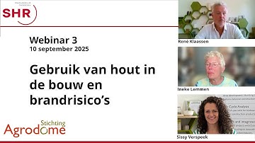 Webinar 3 Brand in houten gebouwen met Rene Klaassen (SHR)