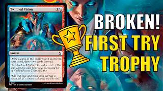 5-0 Trophy 🏆 With Ruby Storm! Twinned Vision Is BROKEN on the FIRST TRY | Modern MTG #MTGFracture