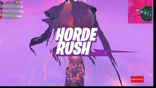 #FORTNITE HORDE RUSH...SURVIVE THIS TIME