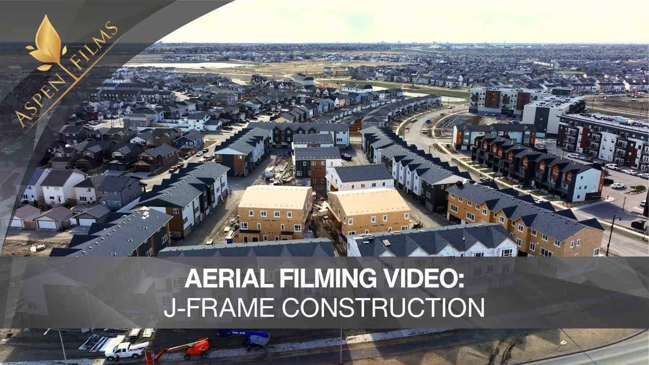 J Frame Building Aerial Filming Video | Saskatoon Brighton | J-Frame Construction - YouTube