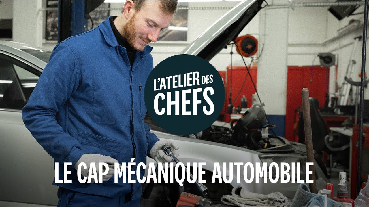 La formation au CAP MVA (Mécanique automobile) de L'atelier des Chefs en  une minute ! 