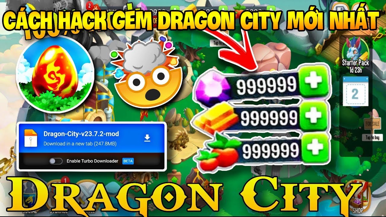 Cách Hack 100k Gems Dragon City Mới Nhất 2024 Trên