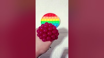 squishy mesh balls satisfying 🧡❤ #viralshorts #loop #squishy #mesh #stressballs #satisfying #shorts