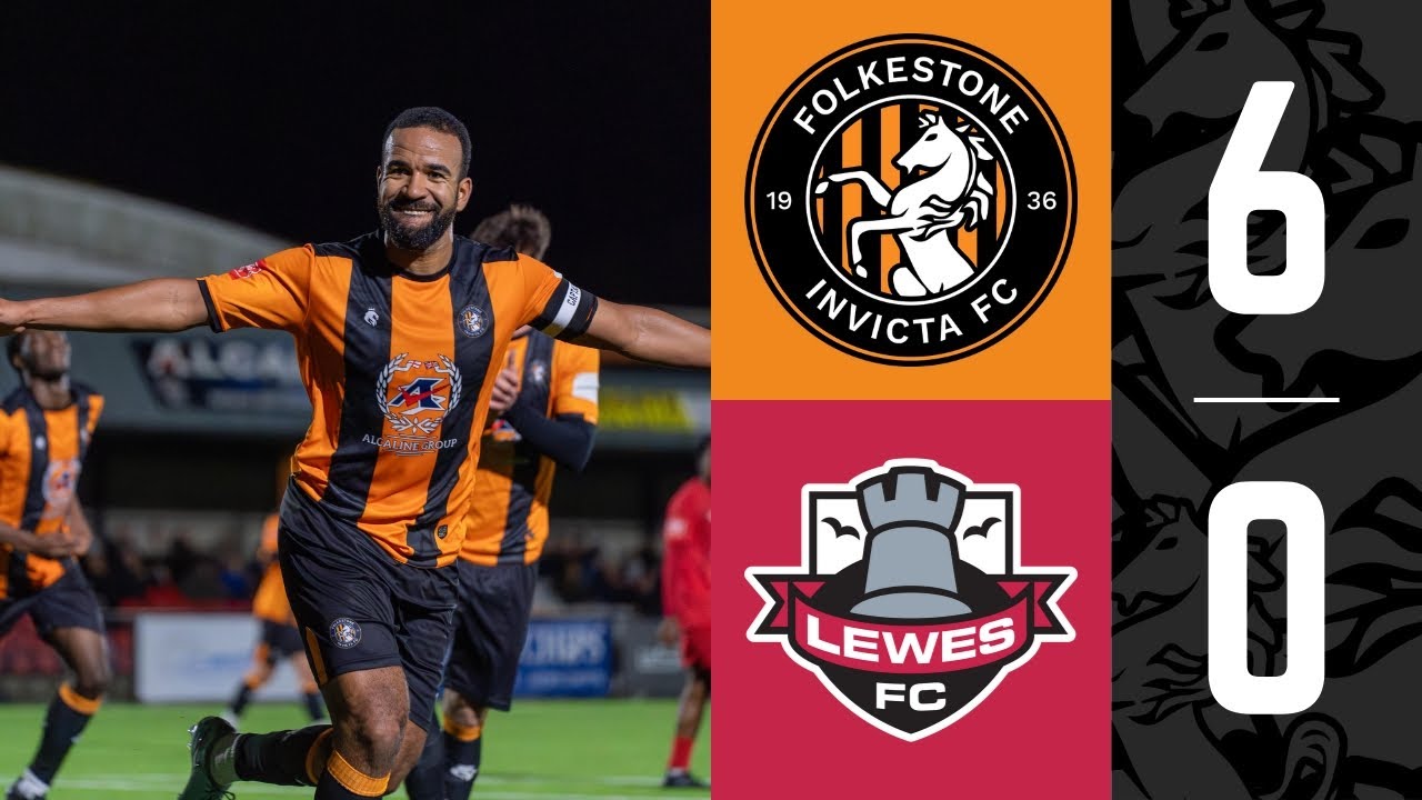 Read the full article - Highlights: Folkestone Invicta 6-0 Lewes