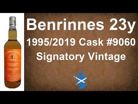 Benrinnes 23y 1995/2019 Cask #9060 Signatory Vintage Single Malt