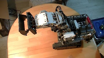 Lego Liebherr R 9800 Excavator Build Timelapse