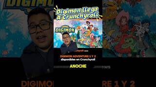 DIGIMON ADVENTURE Y 02 Llegan a Crunchyroll #digimon #crunchyroll #streaming