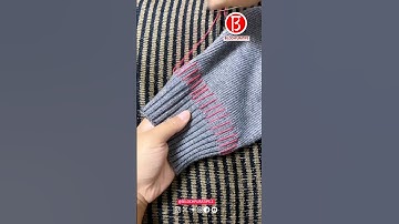 The sleeves of the sweater are too long. How to shorten them?