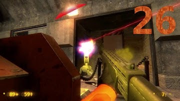 Black Mesa Gameplay Walkthrough Part 26 - Meet The Turrets (PC)