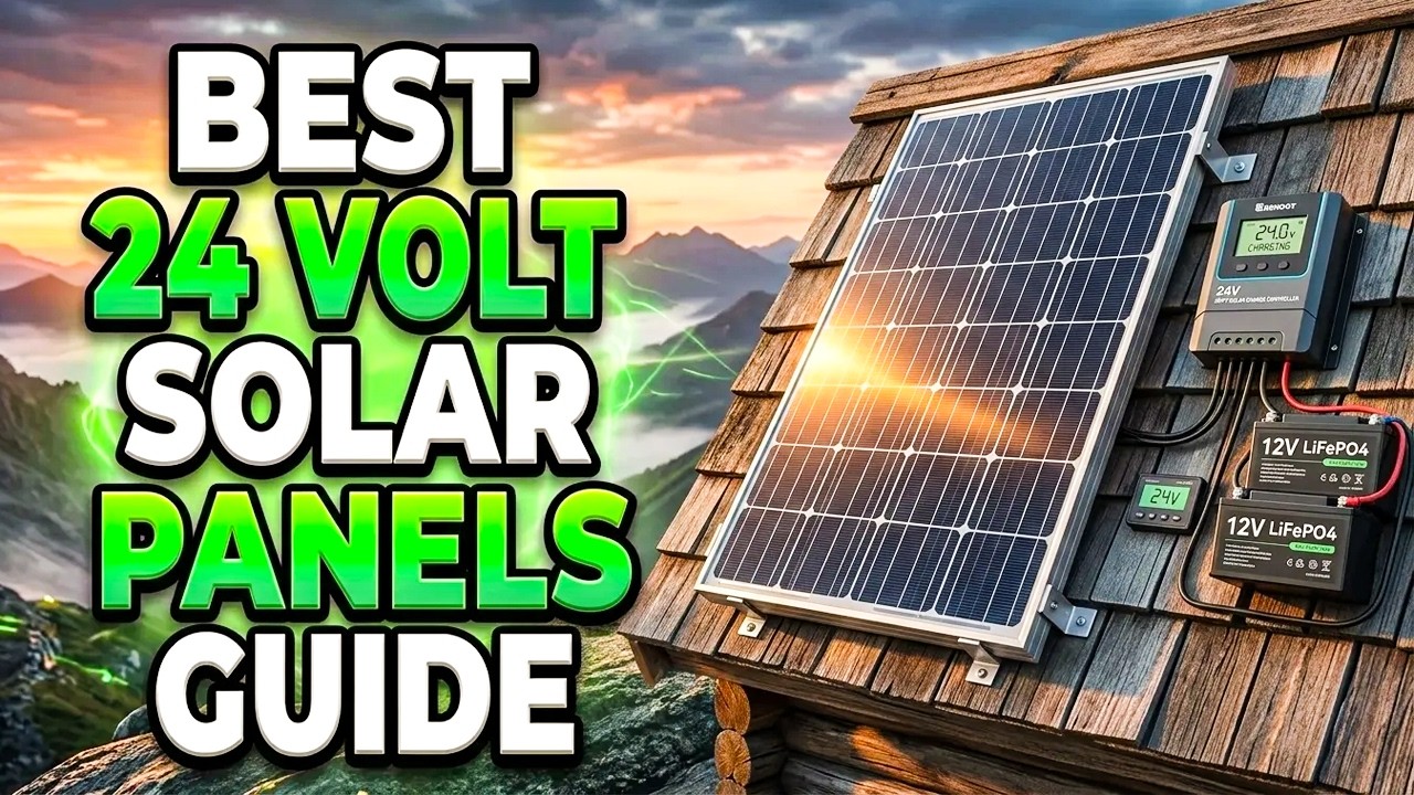 Top 5 Best 24 Volt Solar Panels That Actually Change Off-Grid Living🔥🔥 ...