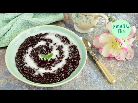 Indonesian Bubur Ketan Hitam
