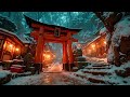 Serene Winter Shrine Sounds Koto & Erhu for Deep Meditation - Relaxing Traditional Asian Music
