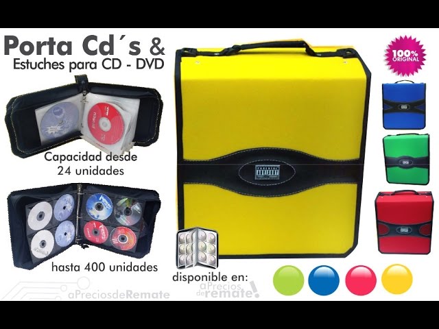 Estuche porta CD DVD