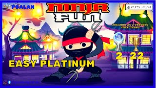 🏆Ninja Fun - Easy Platinum 1 Minuto (PS4/PS5)