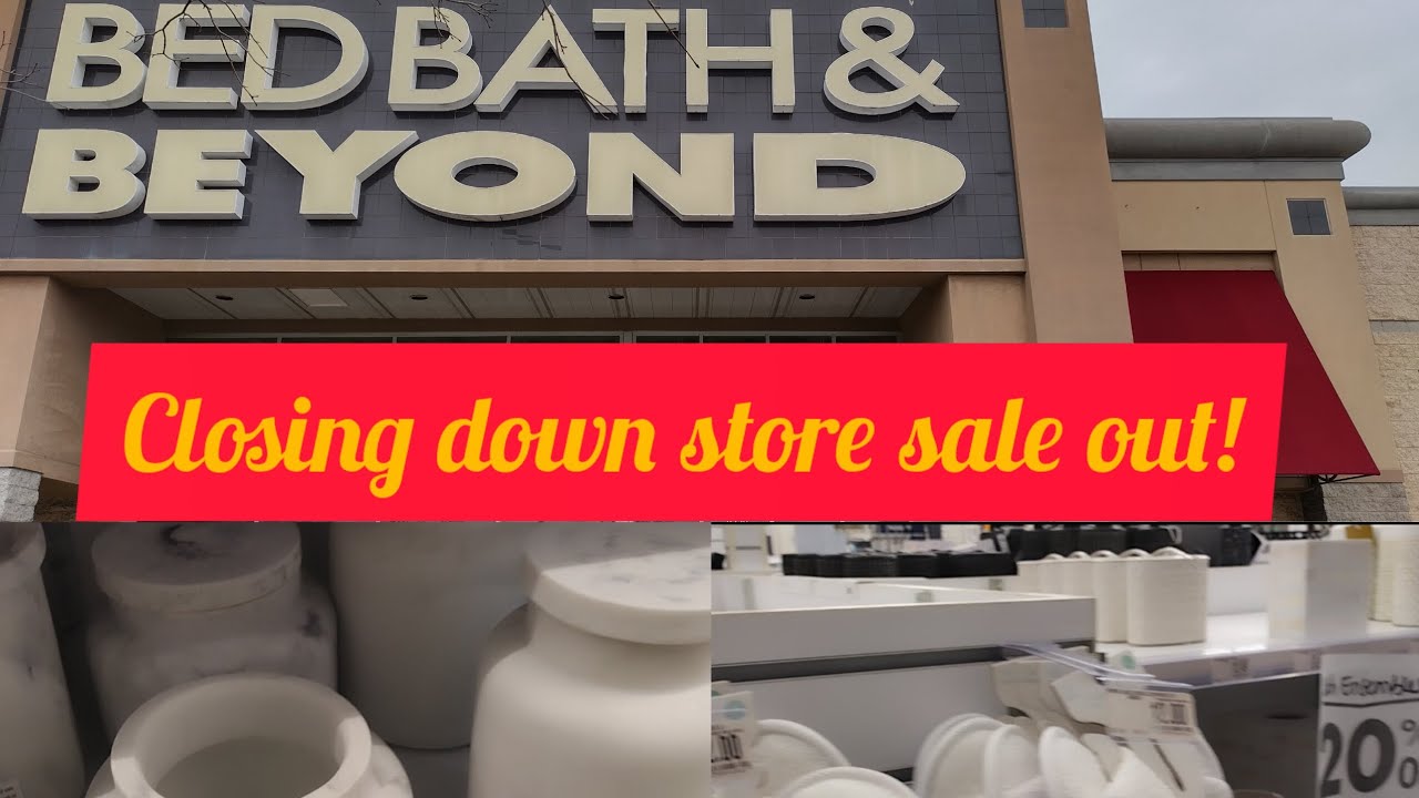 Browsing at Bed bath and beyond closing down store sale. YouTube