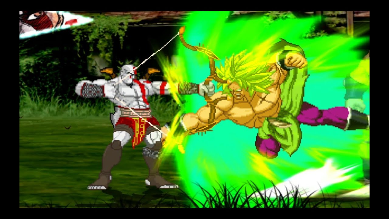BROLY VS KRATOS DRAGON BALL VS GOD OF WAR BATTLE OF BEASTS Epic