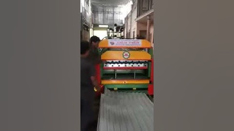 Máy Cán Tôn 2 Tầng Kết Hợp Dập Vòm