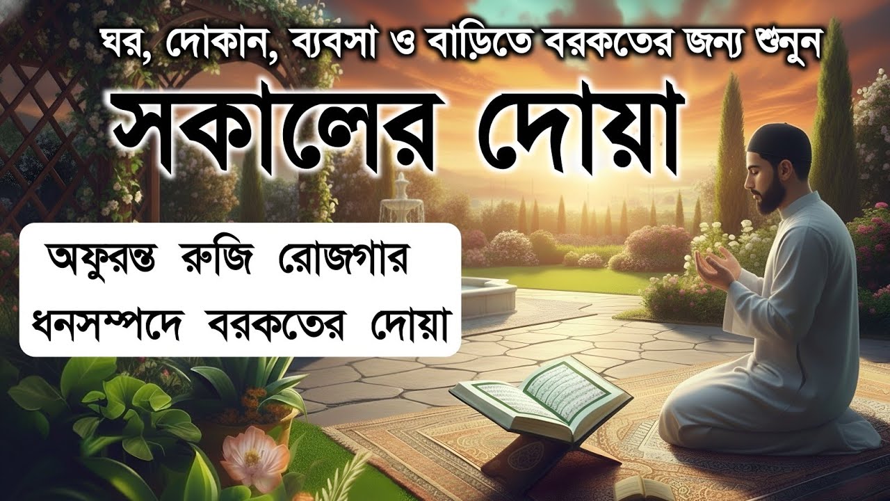 সকালটা শুরু হোক হৃদয় শীতল করা বরকতময় আয়াত দিয়ে। সকালের দোয়া ও জিকির। Morning Dua Full by Alaa Aqel