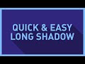 Photoshop - Quick Way to Create Long Shadow and Other Shadows in Hindi