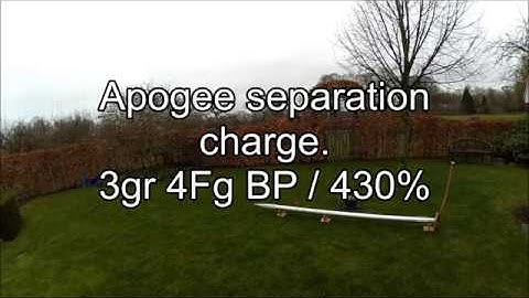 GIGA rocket - deployment charge ground tests