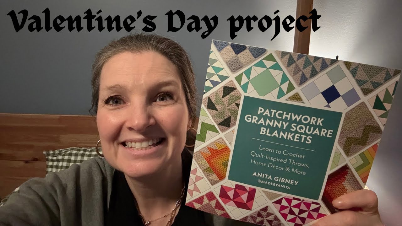 Heart shaped granny square - Valentine’s Day gift idea