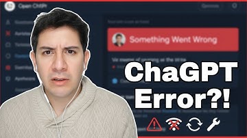 How To FIX ChatGPT Hmmm Something Went Wrong Error!