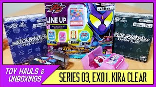 BIG LOT OF GOCHIZO! Series 03, EX01, Kira Clear Legend, \u0026 More! | Kamen Rider Gavv Toy Review
