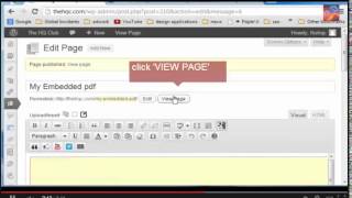 how to embed a pdf into your website