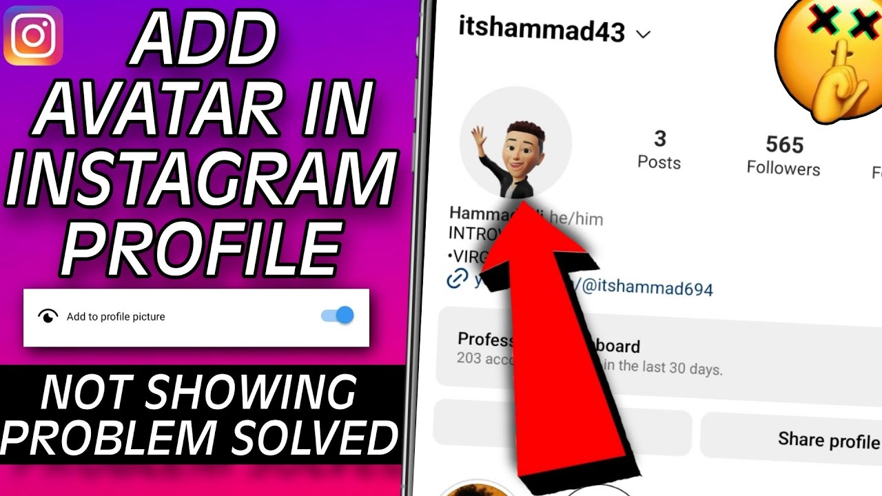 Add An Avatar In Profile Picture On Instagram | Not Showing | Problem Solved