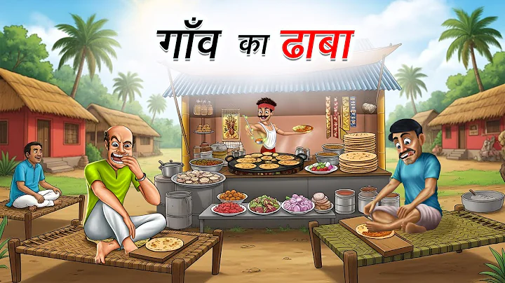 गाँव का ढाबा | GAON KA DHABA | HINDI KAHANIYA | CARTOON STORY | HINDI STORIES thumbnail
