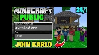 🔴Live Season 8 Launch Public SMP Free to Join | Join Without Application | Season 8 Live