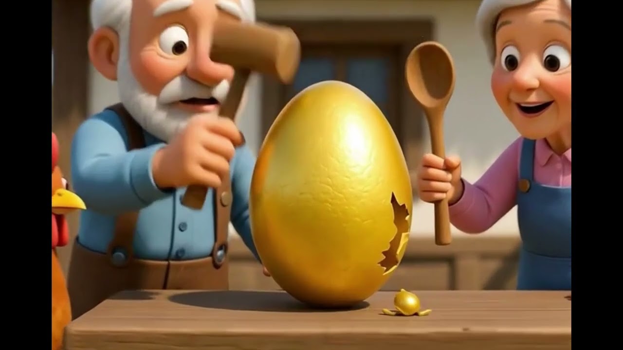 Die kleine Henne Ryab . Leren Deusch .