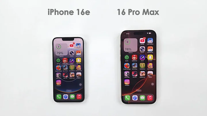 iPhone 16e vs iPhone 16 Pro Max - SPEED TEST 