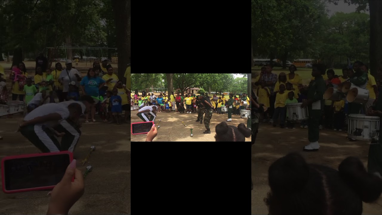 Jefferson Davis High School Drum majors (JD3) vs Central High Drum majors (TC3) *2017 Battle