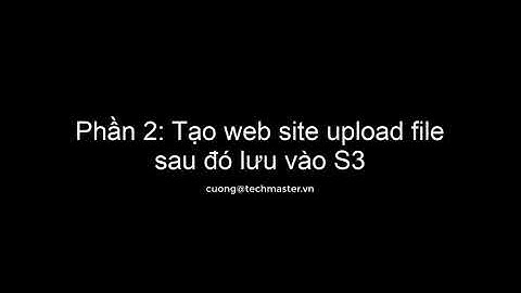 AWS Tạo web app bằng Golang, upload file, lưu vào S3 - P2 | Learn AWS The Hard Way | Techmaster