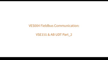 VSE151 UDT PLC Code Ex